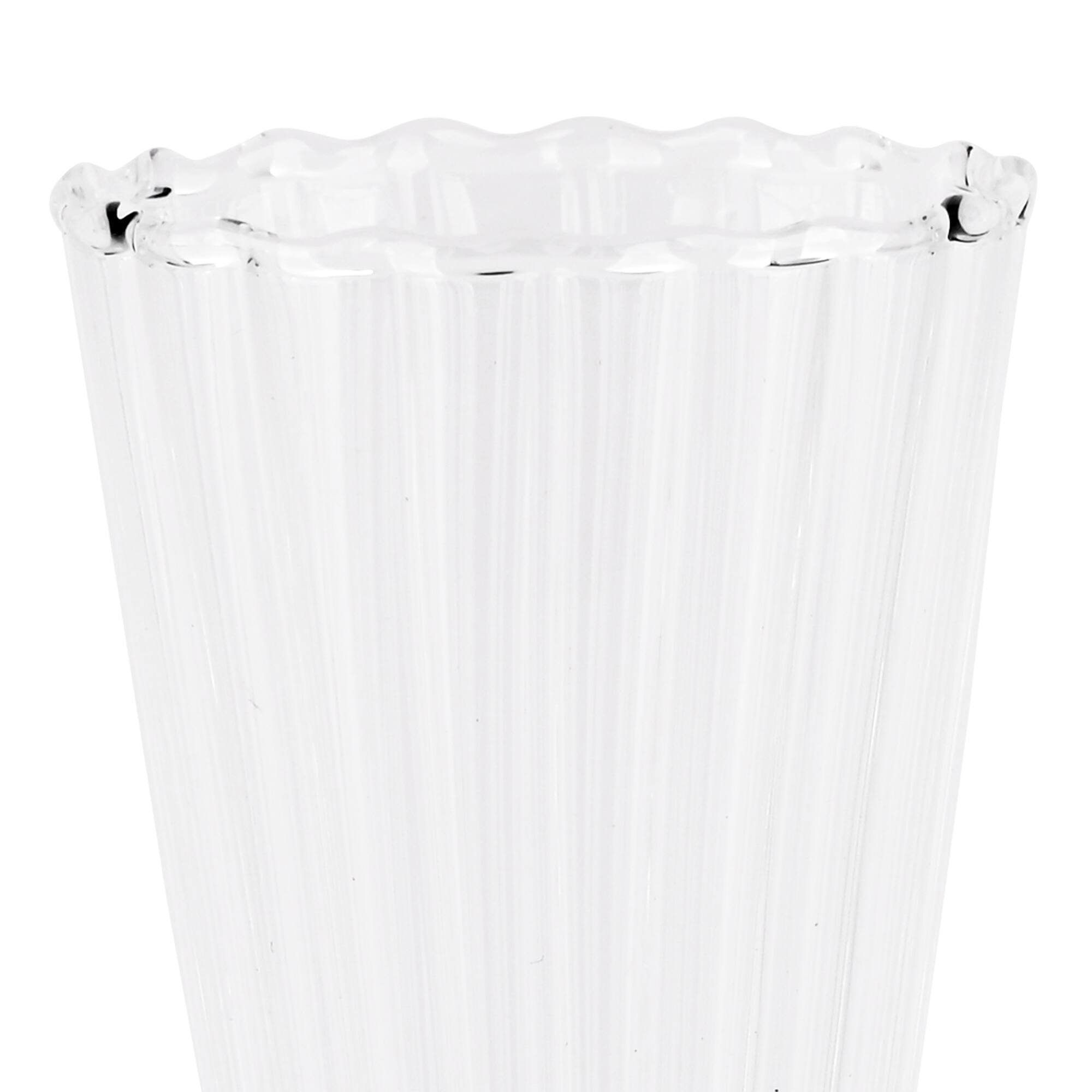 4" Clear Fluted Blown Glass Bud Vase by Ashland®